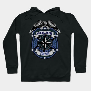 stay safe police day Hoodie